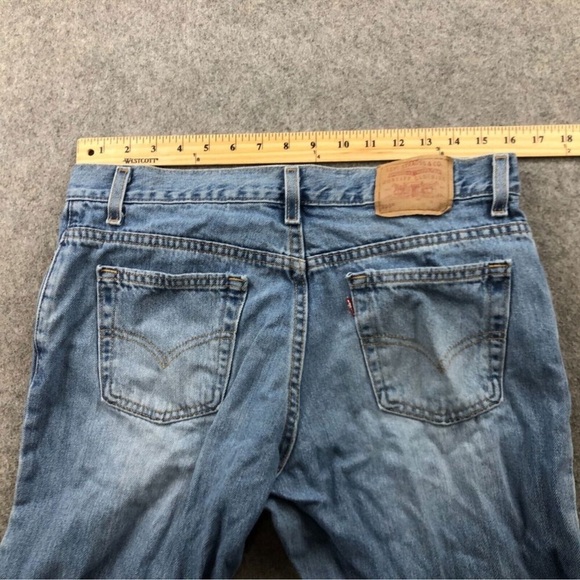 Vintage Levis 505 Jeans Womens 14 M Pet Lower Rise Straight Leg Denim Pants - Picture 7 of 8